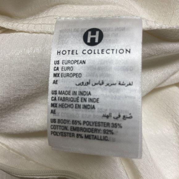 Hotel Collection Luxe Border Euro Sham - Picture 6 of 9